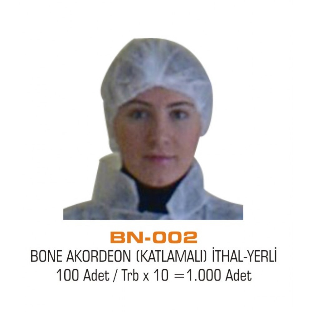 BONE BEYAZ AKORDEON 52 CM 1000 ADET TORBA 