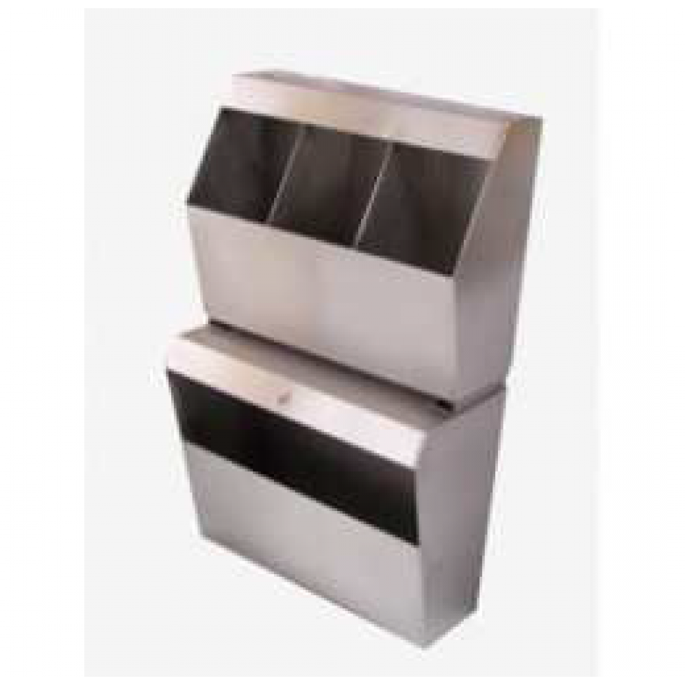 HİJYEN DOLABI BONE, MASKE, GALOŞ, ÇÖP- PASLANMAZ ADET Ölçüler: 50x25x80 cm paslanmaz çelik.