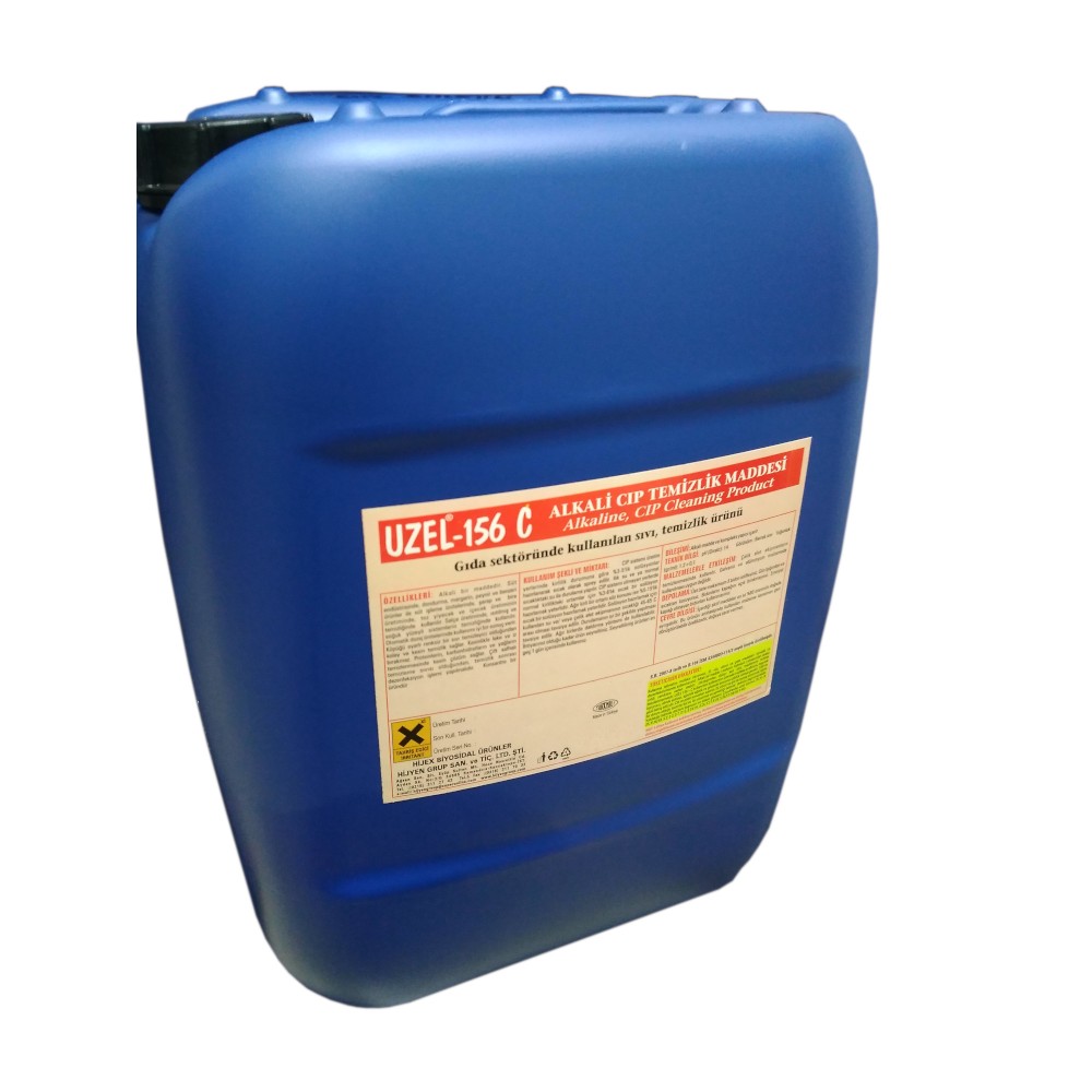UZEL 156 CIP ALKALİ  AĞIR KİR VE YAĞ ÇÖZÜCÜ 30 KG 